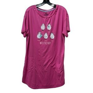 Secret Treasures Pink Sheep Gown with Pockets Size S/M